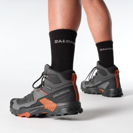 Ботинки X ULTRA 5 MID GTX (RU 47 UK 12.5 USm 13 СМ 30.5; asphalt/castlerock/burnt ochre)
